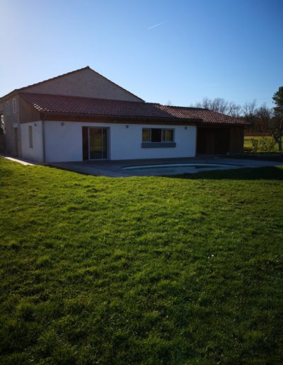 Gîte Calluna : vue depuis le jardin