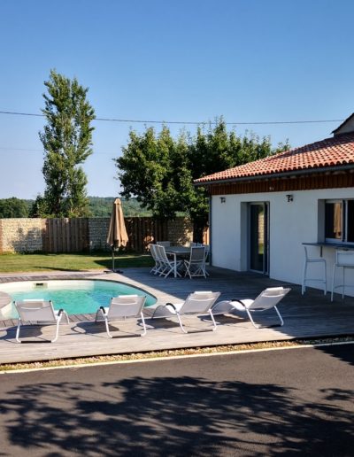 Gîte 2, la piscine