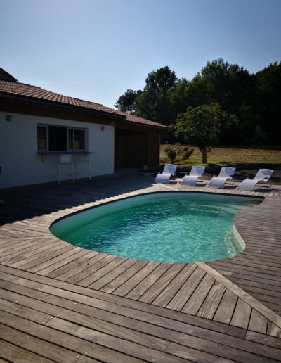 Gîte 2, la piscine